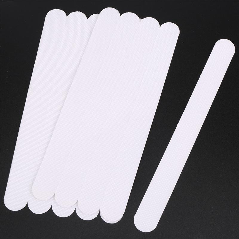 AD23-10Pcs Anti-Slip Strips Safety Shower Treads Stickers Bathtub Non Slip Stickers Stair Step Anti Slip Tape 7.87Inch