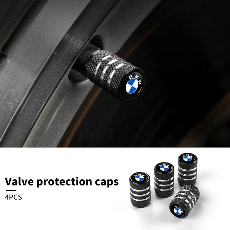 

New New 4Pcs Car Wheel Tire Valve Caps Air Stem Covers Accessories For BMW E46 E90 E60 F10 E39 F30 E36 F20 E87 E90 E70 E91