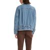 Levis Washed Vintage Single Button Collar Long Sleeve Denim Jacket Men Jackets Blue A4080-0000