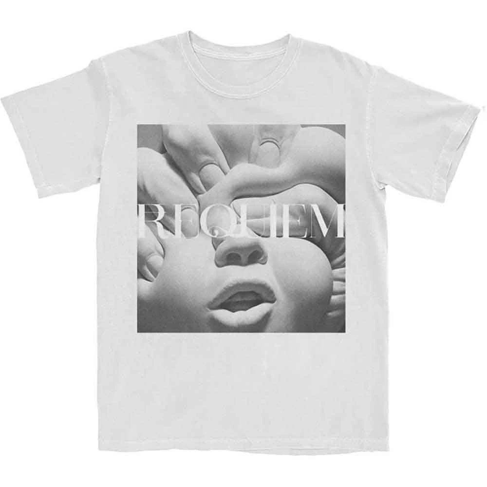 Korn T Shirt Requiem Album Cover Band Logo new Official Mens White M