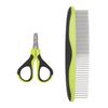 Pet Comb Nail Clipper Wide Dense Comb Teeth Prevents Static Portable Pet Grooming Kit for Cats Dogs Pets