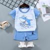 Childrens Short-Sleeve Sets Cotton Boys T-Shirts Baby Summer Clothing Girls Shorts Infant Clothing Summer Clothing