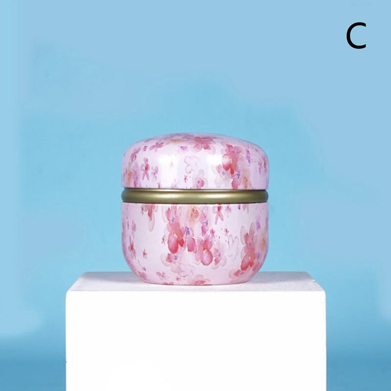 Tea Containers Candle Cans Tea Box Candy Snacks Small Round Cans Mini Portable Tin Cans Packaging