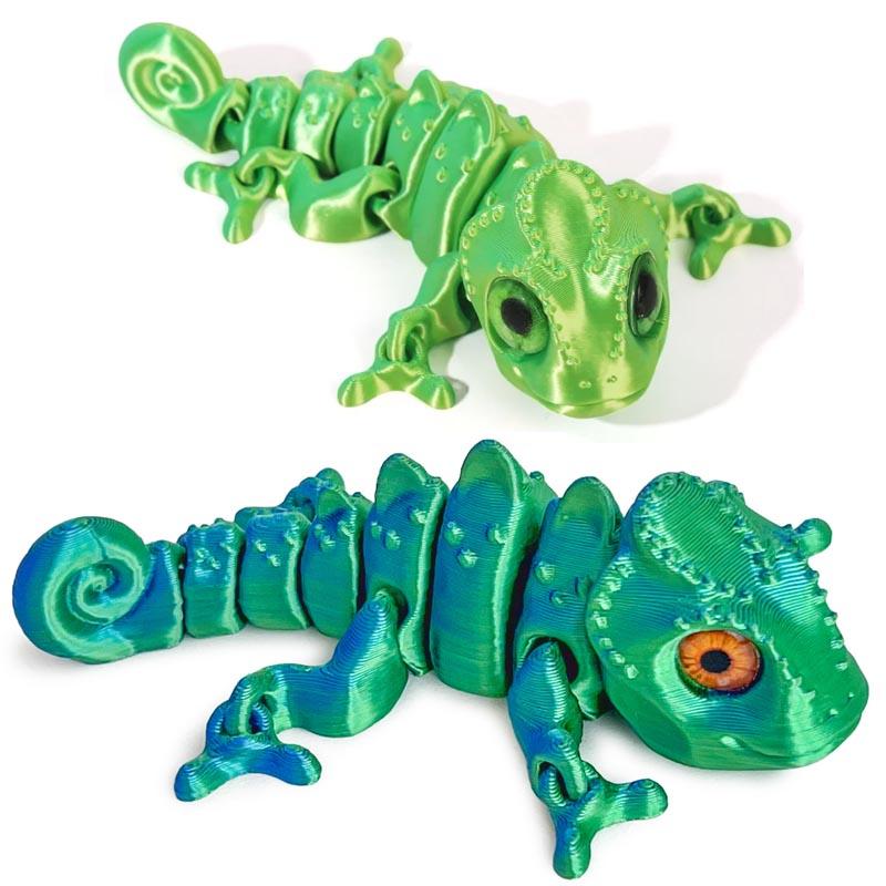 Hochwertig 14cm Hochwertig 3D Hochwertiger Druck Hochwertiges Chamäleon Hochwertige Figuren Mehrgelenkig Hochwertig Beweglich Hochwertig