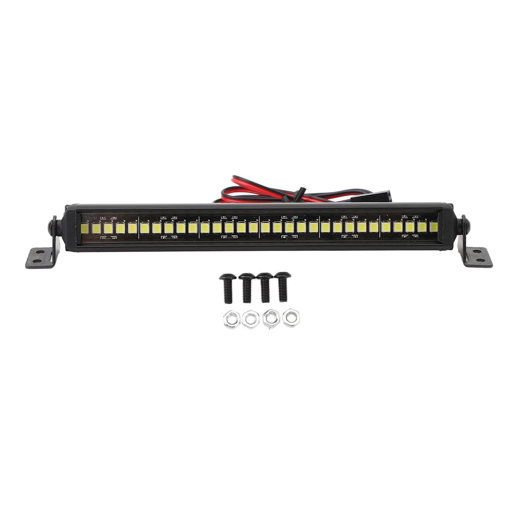 RC Light Bar 30 LED 5.4 Inch Aluminum Alloy Super Bright RC Car Roof Lamp Spotlight for Axial SCX10