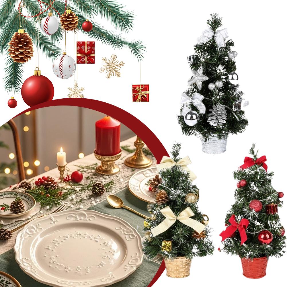 Christmas Tree Home Bedroom Party Decorations Artificial Christmas Tree Children DIY Handicraft 2025 New Year Gift