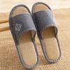 Men's Luxury Breathable Linen Slippers - 2025 Summer Non-Slip Casual Style