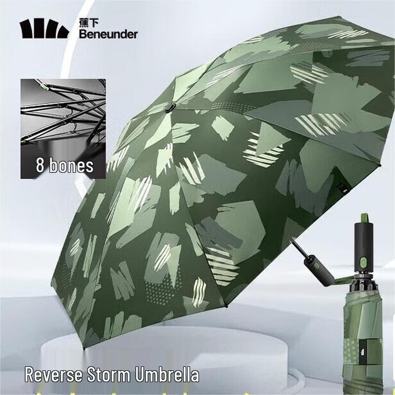Jiaoxia Large Three-Fold Manual Business Umbrella