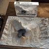 Carved Eagle Jigsaw Puzzle 1000 Pieces - Realistic Relief Art Puzzle for Adults, Challenging Animal Shape Puzzle, Home Decor
