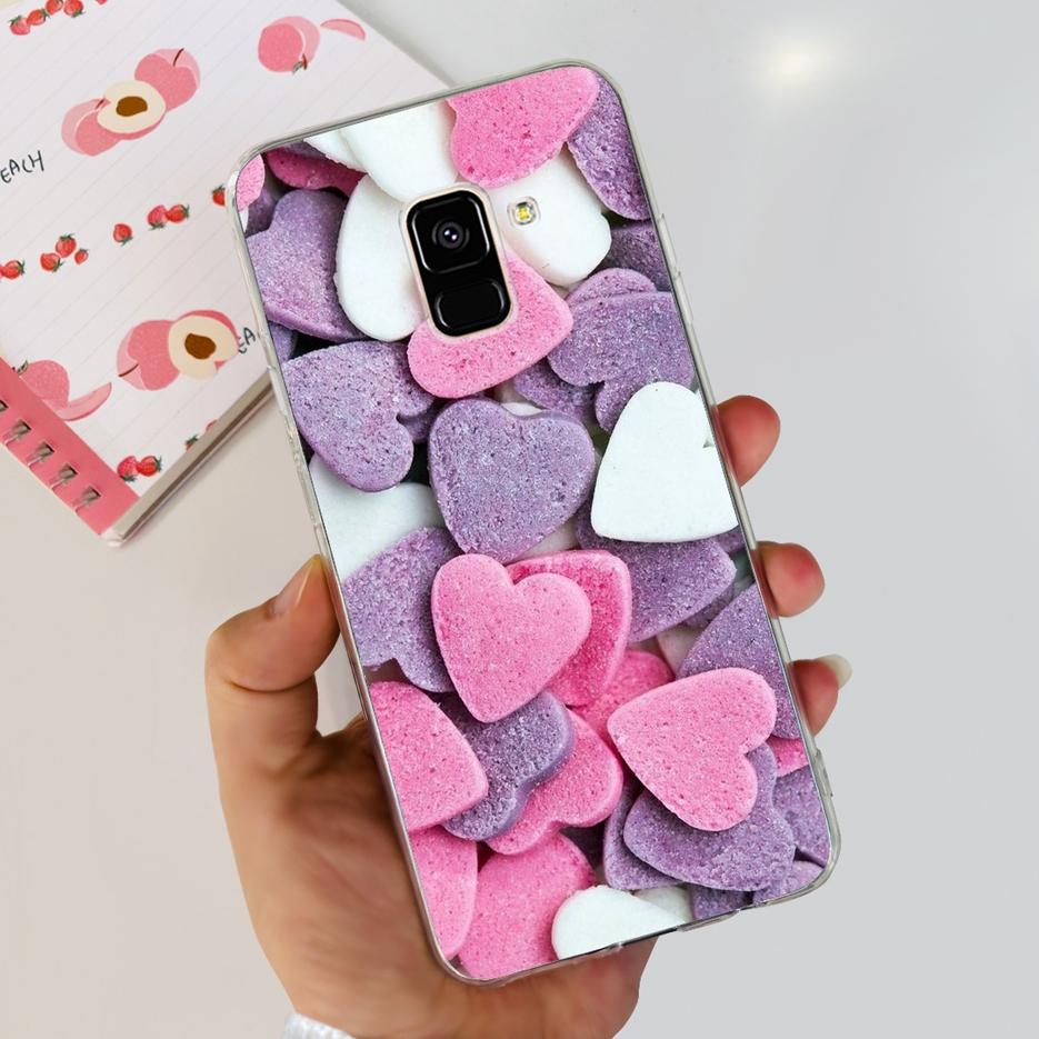 For Samsung Galaxy A8 Plus 2018 Case SM-A730F Luxury Painted Cover Soft Silicone Phone Case For Samsung A8 2018 A530F A8+ Fundas