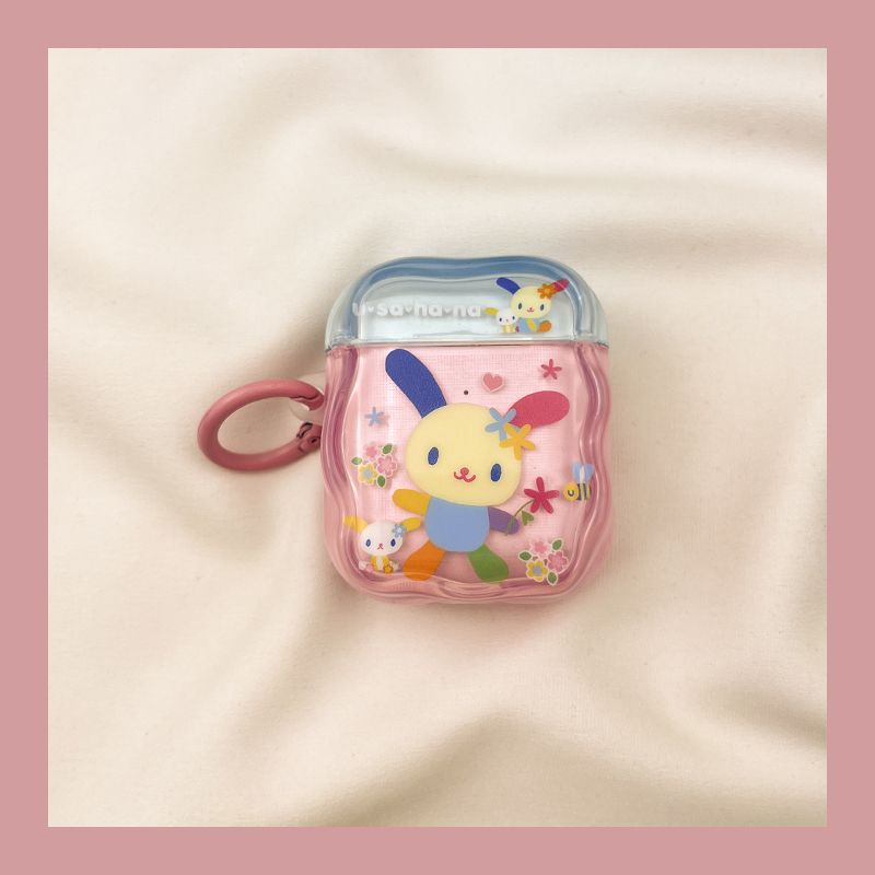 

Чехол для Airpod3 для Apple Pro Чехол для наушников Второе поколение Беспроводной Bluetooth Третье поколение Aipods2 Поколение Airpodpro Четвертое поколение 5 AirPods Pro2 [Cute cartoon flower Bunny] send Hook