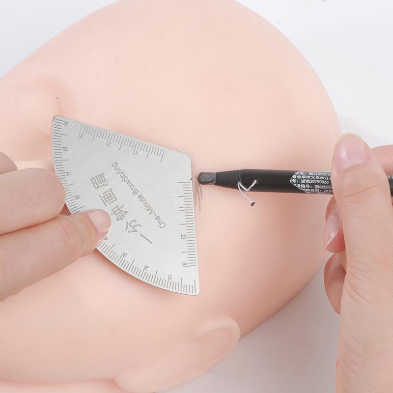 Schnelles Zeichnen Augenbrauen Design Lineal Microblading Mapping Werkzeug Formgebung Permanent Make-up Zeichenführung Lineal Tattoo Zubehör Wiederverwendbar