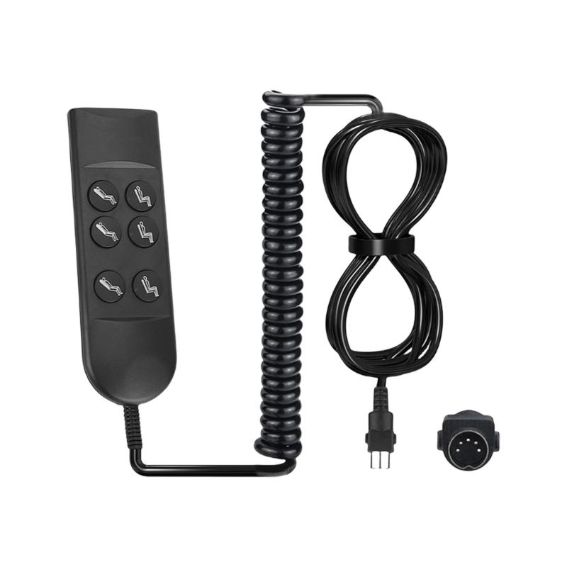 

Electric Recliner Chairs Controller 6 Button 5 Pins Hand Switches for Lifting Chair Electric Sofa Manual Hand Controller 1