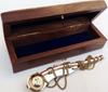 Bosun's Whistle Boatswains Pipe with Neck Chain Nautical Brass Finish Item