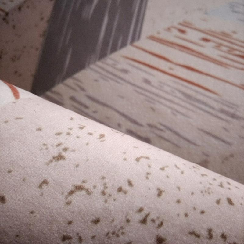 Geometric Bedroom Living Room Carpet Short Velvet Print Anti Slip Lobby Floor Mat Carpet