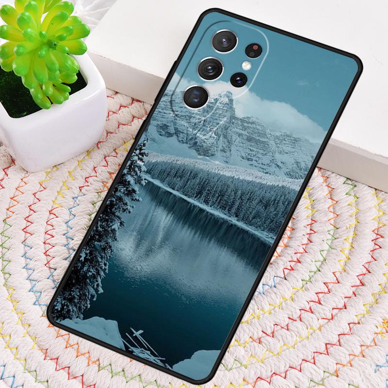

mountains air balloon Silicone Phone Case For Samsung Galaxy note 10 pro S26 S25 S24 S23 S22 S21 Plus S25Ultra Capa Cover Galaxy S20 5G