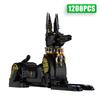 Creative 1208Pcs Mechanical Egyptian Pharaoh Dog Building Blocks MOC Magic Animal Collection Construction Toys For Children Gift