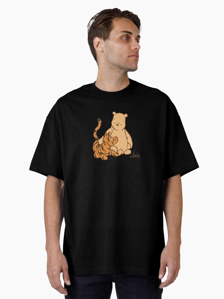 Winnie the Pooh Winnie the Pooh and Tigger Quote Oversized T-Shirt