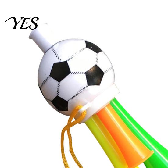 Stadium Horn Toy 2Pcs Soccer Cheering Horn, 3 Tone Sports Fan Noise Maker, Handheld Football Trumpet for Game Day, Party Accessory Outdoor