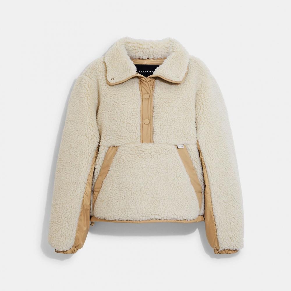 

Толстовка Coach Sherpa из переработанного полиэстера
