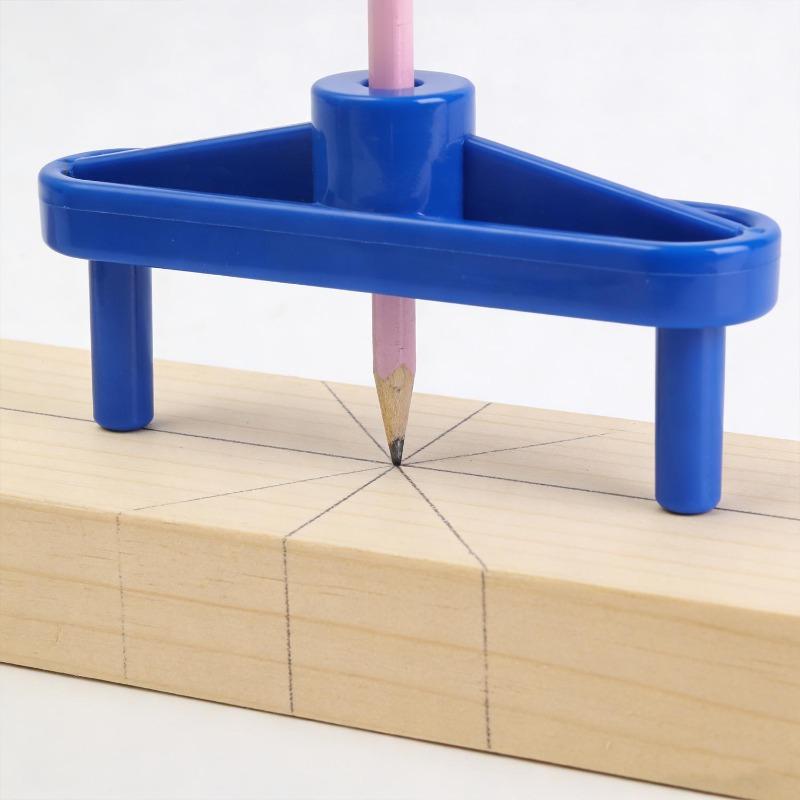 5/1PCS Center Marking Woodworking Scriber Tools Plastic Marking Wood Locator Center Line Layout and Woodworking Measurement