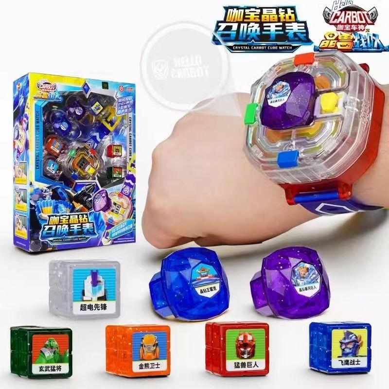 Nouă Echipă de Bestii de Cristal Iluminată Ediție de Elită Hello Carbot Robot Transformabil Jucărie Figurină de Acțiune Model Mecha Anime pentru Băieți Copii