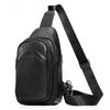 Men's Genuine Leather Chest Crossbody Bag