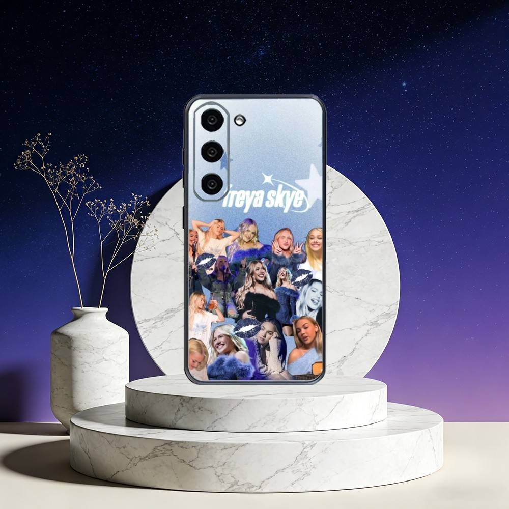 F-Freya Skye Singer Phone Case For Samsung Galaxy A73,A72,A71,A70,A53,A52,A51,Others Soft Black Cover