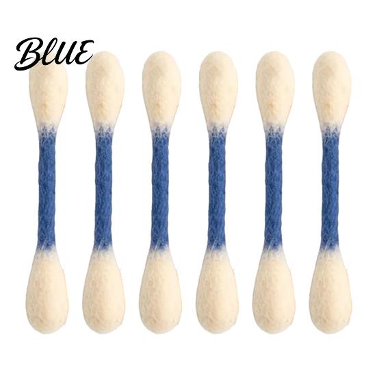 Interactive Boredom Toy 6Pcs Cotton Swabs Cat Toys with Catnip Giant Kitten Chew Sticks Indoor Teething Cats Dental Care Big Felt Swab