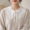 Lace Floral Fake Collar Detachable Decoration Collar False Collar  Shirts/Sweater/Dress Accessory