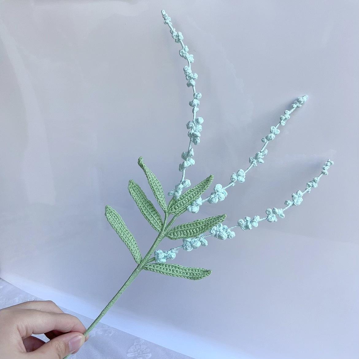 

Lavender Crochet Flowers Romantic Knitted Lavender Flower Creative Artificial Flowers Home Decor Gift