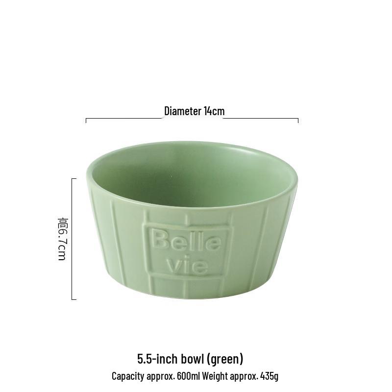 ZISIZ Cartoon Enamel Breakfast Bowl