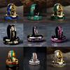 Single And Double Slot Inlaid Ring Unisex Couple Band Fashionable Versatile Jewelry Accessory For Men And Women