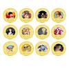 Anime Collectible Coins Set Luffy Chopper Commemorative Gold Colored Metal Coins Merchandise Children's Gift Toy Fans