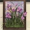 Iris DIY Handmade Decorative Painting Kit: Chenille Stems Birthday Gift Bestie Bouquet Photo Frame.