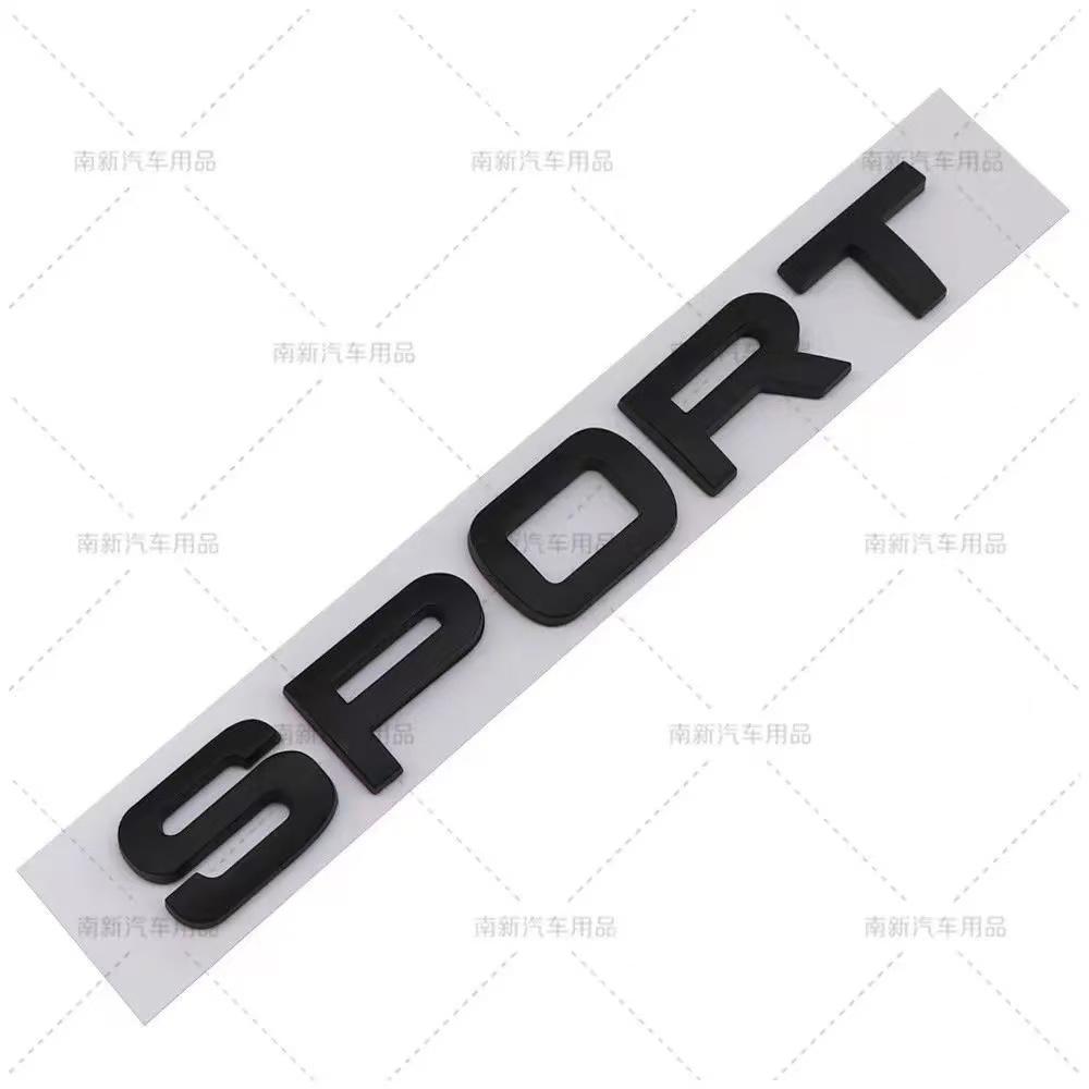 Letter Emblem Sport, Rear Trunk Tailgate Badge Sticker
