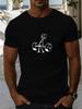 Stickman Lifting Cotton TShirt Athletic Streetwear Mens Fitness Muscle Black Tee - Men's Summer Cotton Graphic Tee
