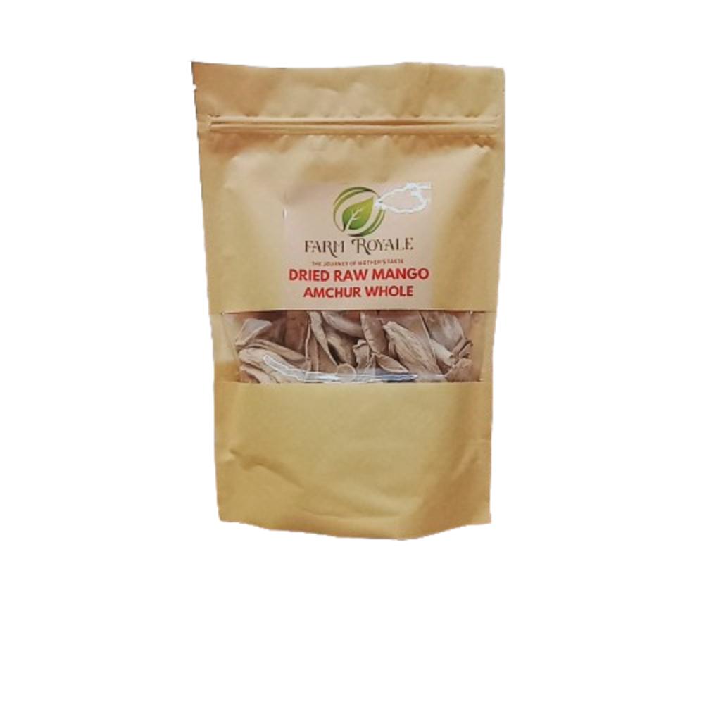 

Farm Royale Dried Raw Mango Whole 1kg | Amchur Pieces | Tangy Natural Spice | Farm Fresh