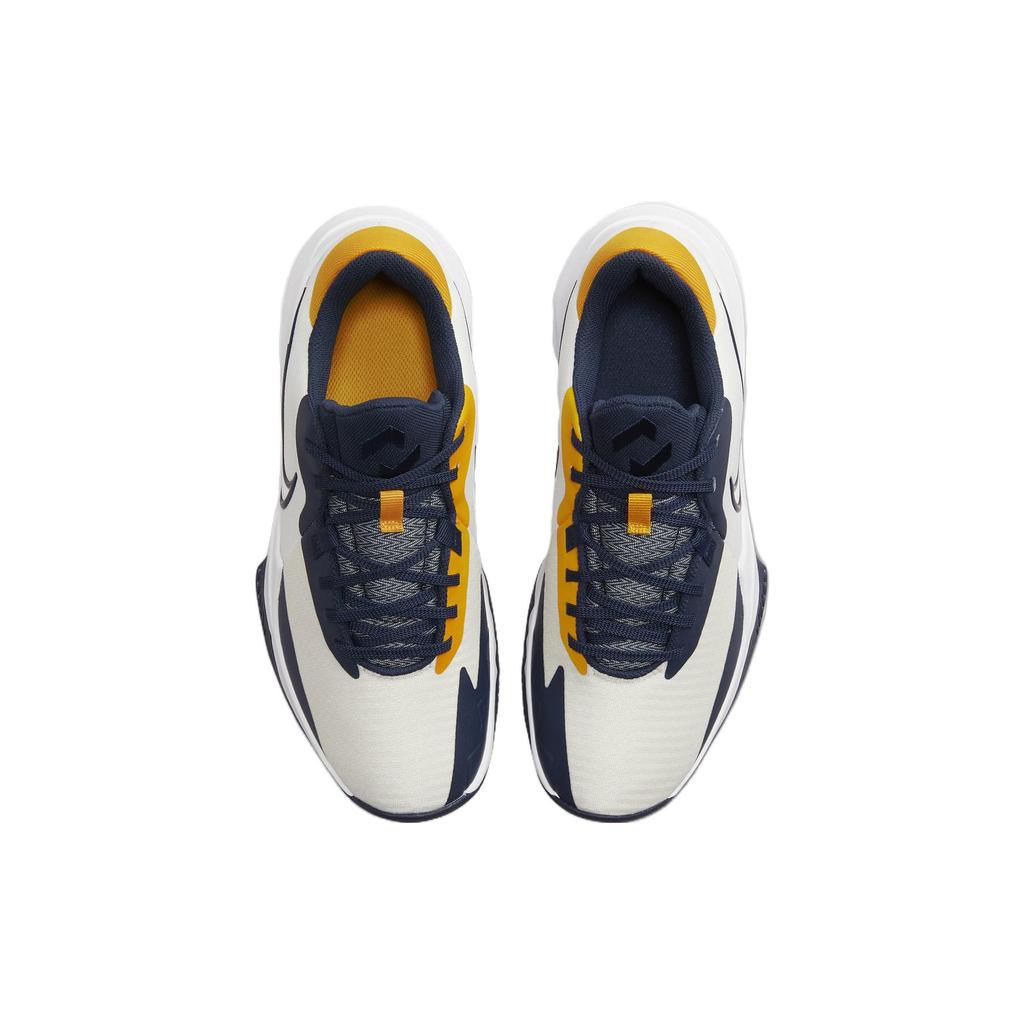 Nike Precision 6 White Midnight Navy Unisex Sneakers University-Gold DD9535-101