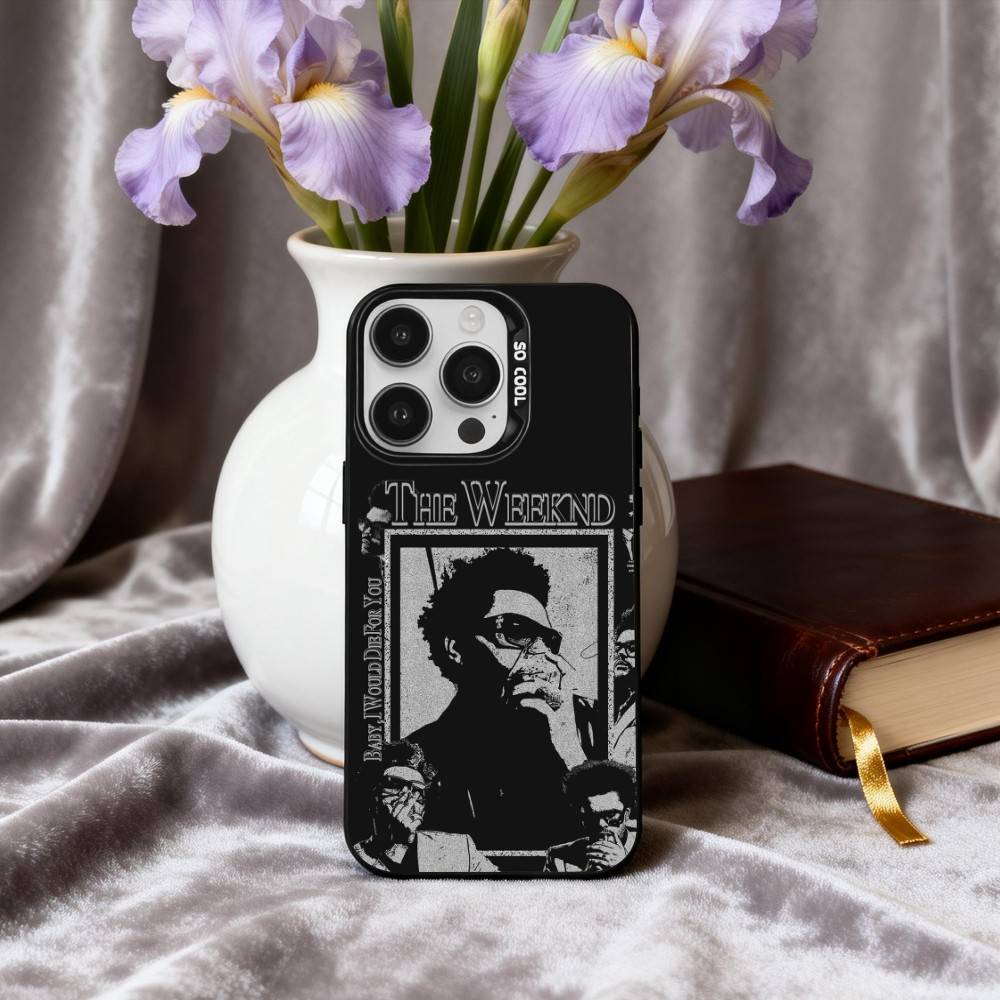 T-The-E Talented W-Weeknd-D Phone Case For iPhone17,16,15,14,13,12,11 Plus,Pro Max Black Candy Silver Phone Case