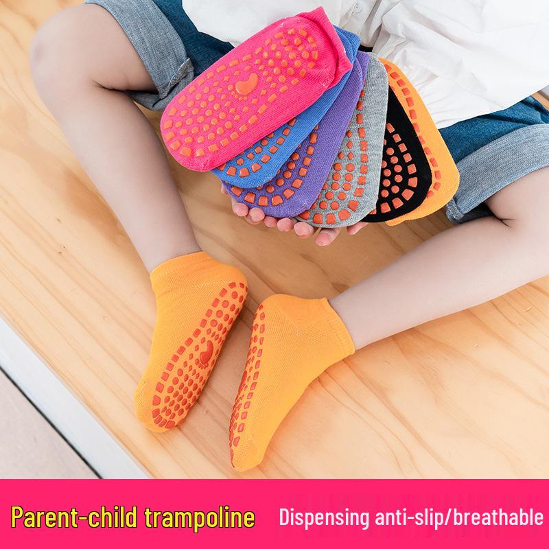 Non-Slip Yoga Socks for Adults & Kids - Indoor Playground & Early Education Use