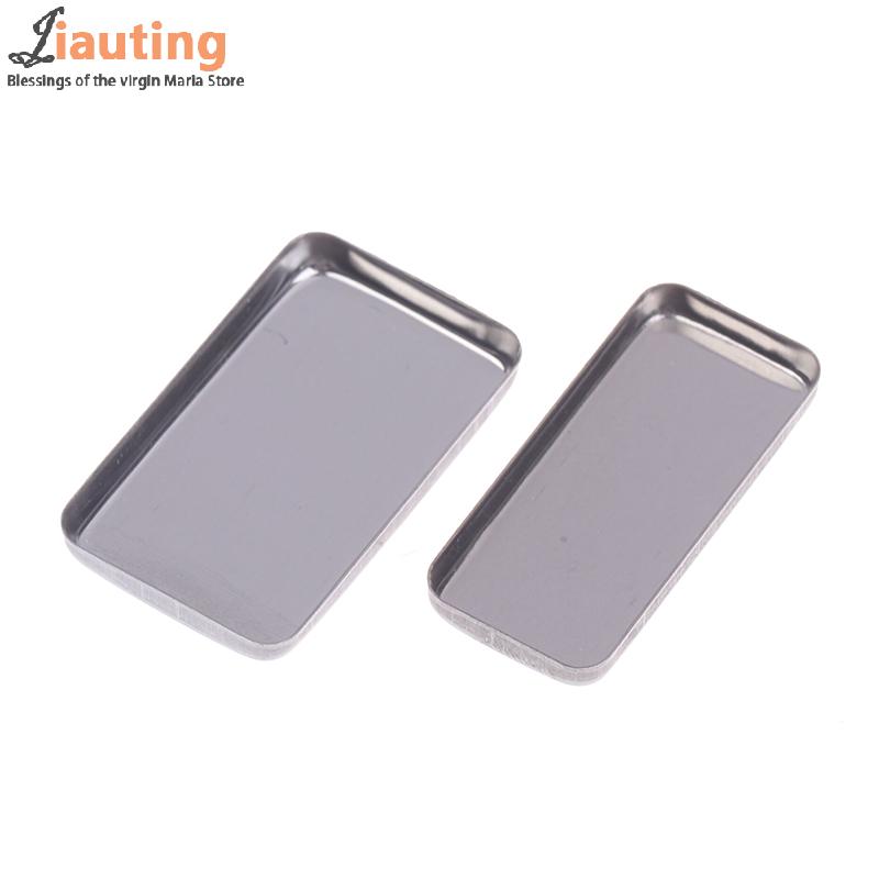 Hot Sale 5/10pcs Empty Eyeshadow Tin Pans Makeup Palettes Empty Square Palette Iron Cases Pans For Powder