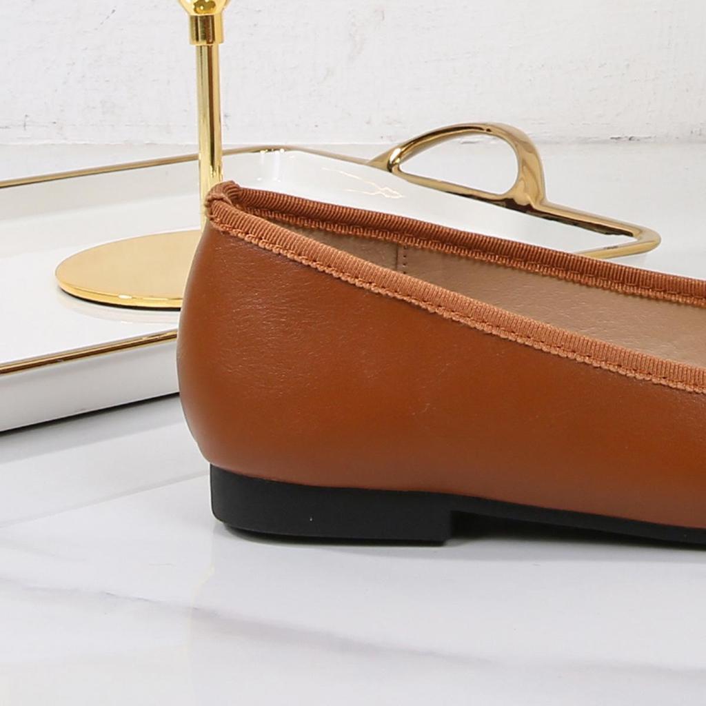 Mary Jane Women's Fragrance Flat Shoes - Round Toe, Low-Cut, Versatile Bean Shoes