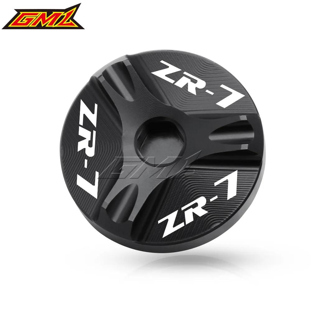 Motocicletă CNC Aluminiu Șurub Drenaj Ulei Motor Piuliță Carter Capac Cupă Capac Umplere Ulei Pentru Kawasaki ZR7 ZR-7 1999-2001 ZR-7S 2001-2006