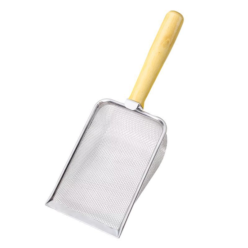 

Товары для животных Мелкий пористый минеральный песок Лопата из нержавеющей стали 4.8mm