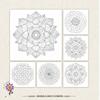 1pc, Floral Colouring Book - Teen Colouring Book - 30 Sheets, 8.3x 8.3 inches, Adult Stress Relief, Birthday, Holiday Party Gift