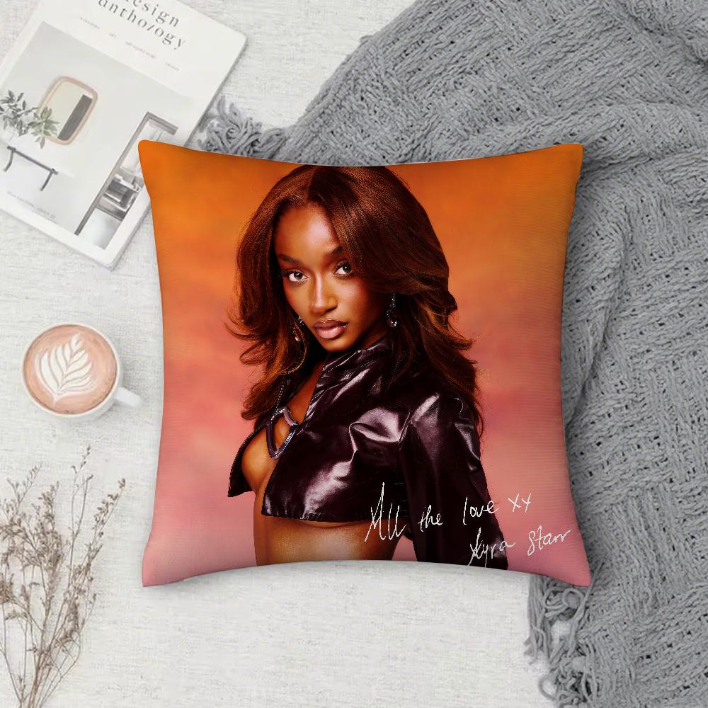 SInger AAyra SStarr Pillow Case Square DoubleSided Printing Sofa Cushion Cover Pillowcase Bedroom Bedside