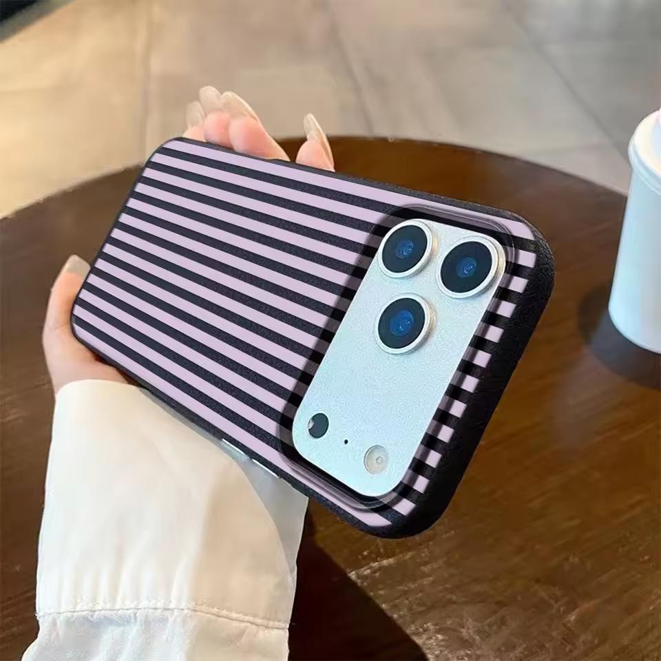 

Vertical Stripe Pattern Minimalist Phone Case for iPhone 17 AIR 16 15 14 13 12 11 PRO MAX 16 PLUS Y2K Shockproof Silicone Cover iPhone Air