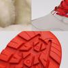 Waterproof Fabric Non Slip Thick Bottom Furry Sneakers Women  Winter Thick Plush Snow Boots Fluffy Fur Lace Up Ankle Boots