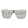 Burberry Grey Burberry Silver Gold Shield Men S SunglaSSeS Be4291 3007h 38